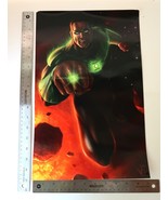 Rare Poster Green Lantern Emerald Guardian 11 x 16 3/4 Unusual Find - $19.99