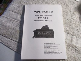 Yaesu FT-450 Transceiver Owner&#39;s Manual original - $19.79