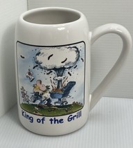 King Of The Grill Mug Gary Paterson EUC 5.75” - £8.73 GBP