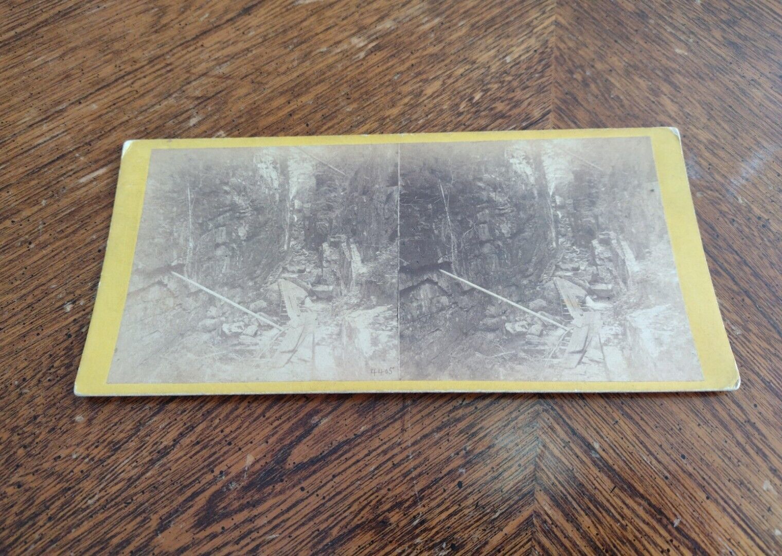 Flume Lincoln FRANCONIA NOTCH North Hampshire Stereoview White Mountain ... - $4.99