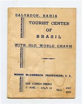 Salvador Bahia Tourist Center of Brasil Booklet Moore McCormack Navigation 1955 - £11.07 GBP