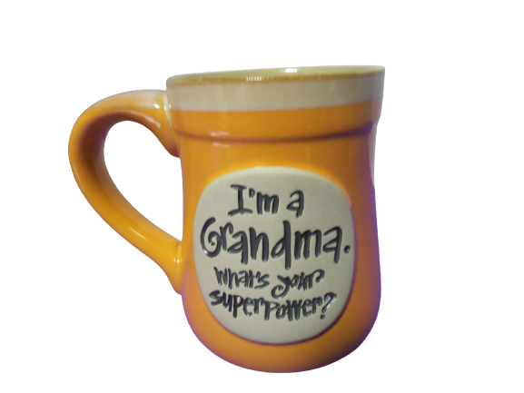 Primary image for I'm A Grandma Whats Your Superpower 18 Oz Ceramic Coffee Cup Mug Burton & Burton