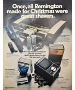 REMINGTON - Christmas-Shavers-Lady-Lektro Blade-1968 Vintage Print Ad - $12.15