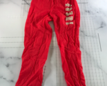 Vintage San Francisco 49ers Track Pants Mens Medium Red Ankle Zip Drawst... - $49.49