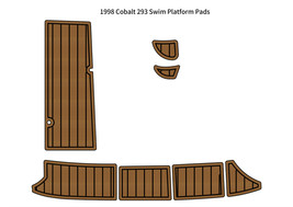 1998 Cobalt 293 Swim Platform Step Pad Boat EVA Foam Faux Teak Deck Floo... - $281.00