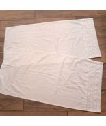 Vintage Cannon King Set 2 pillowcases Tres Grand Lace trim ivory off whi... - $29.00