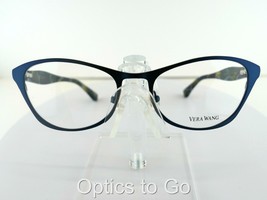 Vera Wang V 385 Navy 51-17-137 Ladies Petite Eyeglass Frame - £20.93 GBP