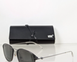 Brand New Authentic Mont Blanc Sunglasses MB 0155 001 51mm Frame 0155 - $197.99