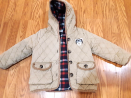 RARE PPXX  Bear Story Quilted Jacket youth - £23.21 GBP