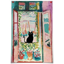 Henri Matisse Oil Paintings On Canvas Wall Art Matisse Famous Open Window Black - £33.51 GBP