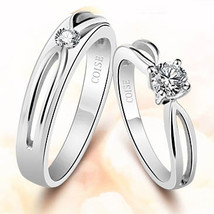 Engravable Sterling Silver Wedding Bands for Couples - £42.34 GBP