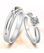 Engravable Sterling Silver Wedding Bands for Couples - €45,80 EUR