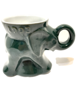 Vintage Frankoma GOP 1993 Political Elephant Coffee Tea Mug DK Green D21... - $19.58