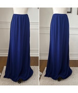 Xscape Royal Blue Formal Straight Maxi Skirt Stretchy 6 - €17,30 EUR