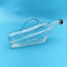 London Winery Ltd Boat in Glass Wine Bottle With Handle in beautiful con... - $279.69 MXN