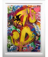 E.M. Zax Money Original Mixed Media Hand Signed Dollar Signed Framed - $1,476.22 CAD