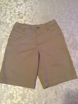 Cherokee shorts uniform Size 10 boys flat front khaki - £8.78 GBP