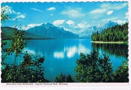 Postcard Beautiful Lake McDonald Glacier National Park Montana - £2.19 GBP