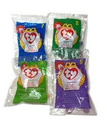 Vintage 1998 McDonalds Ty Teenie Beanie Babies Lot of 4 Happy Scoop Mel ... - $276.80 MXN