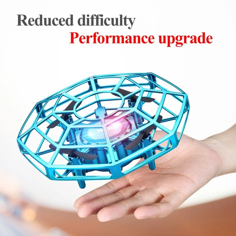 Mini Helicopter UFO RC Drone Infraed Hand Sensing Aircraft Electronic Model - £23.08 GBP+