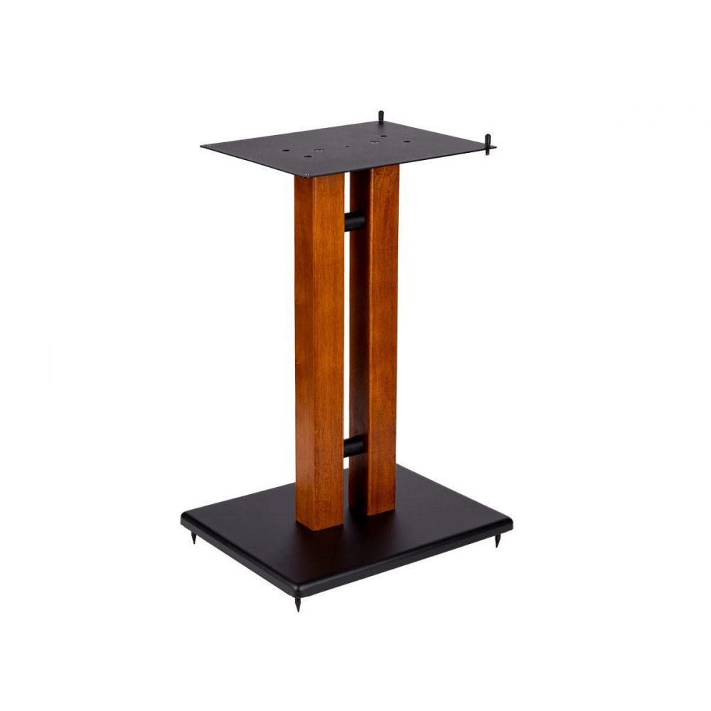 Monoprice 42840 MONOLITH BY MONOPRICE 24IN CHERRY WOOD SPEAKER STAND WIT... - $158.30