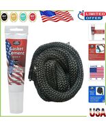 Abrasion-Resistant Gasket Kit for Wood Stoves - Effective 5/8&quot; x 84&quot; Rep... - $738.34 MXN