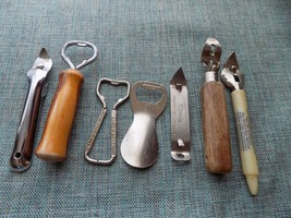 7 Vintage Beer  Can/Bottle Openers Advertising Coors Lucky Lager Raphael Hotel - $19.95