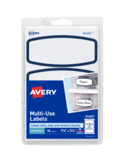 Avery Removable Multi-Use Labels, #41445, 1-5/8&quot; X 3-3/4&quot;, 15 Labels, Laser/Ink - $4.95