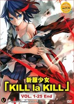 Kill La Kill ( Vol. 1-25 End ) English Audio DVD Ship From USA - £17.90 GBP