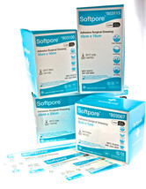 Softpore Dressings 10 x 20cm x 30 | Wounds Ulcers | Adhesive | 803120 - £24.96 GBP