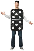 Domino Game Costume Adult Men Women Black White Halloween Party Unique GC7255 - £47.41 GBP