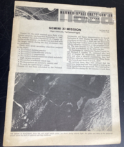 Gemini xi mission Fact Sheet Manned Spacecraft center October High Altit... - £20.26 GBP