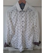 Robert Graham "Davide" Michelangelo's David Face Printed Sport Shirt Size L - €36,67 EUR Robert Graham "Davide" Michelangelo's David Face Printed Sport Shirt Size L - €36,67 EUR