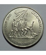 EAST GERMANY DDR 10 MARKS COIN 1972 BUCHENWALD aUNC RARE - $22.73 CAD