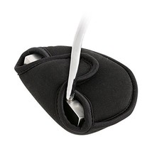 Black Golf Putter Headcover Oversize Neoprene Club Head Cover Perfect fo... - $9.85