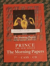 PRINCE ORIGINAL PROMO &quot;THE MORNING PAPERS&quot; CARDBOARD THICK TABLETOP STAN... - $9.49