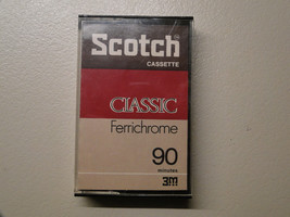 Vintage SCOTCH C90 3M CASSETTE CLASSIC FERRICHROME Cassette Tape - $10.05