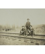 1890&#39;s Railroad Near Newburgh Park / Garfield Park Cleveland, Ohio Photo... - $51.61 CAD