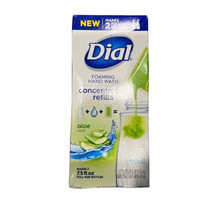 DIAL Foaming Hand Wash Concentrated Refills Aloe-scented Makes 2 7.5 oz bottles - £6.08 GBP