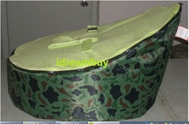 Cool Camouflage Baby Bean Bag Soft Sleeping Bag Portable Seat Without Fillings - £39.46 GBP