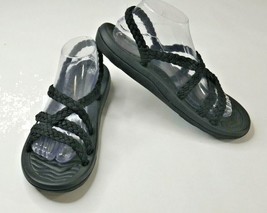 Megnya Black Comfortable Walking Sandals with Arch Support EU 42 US Womens 11 - £31.17 GBP
