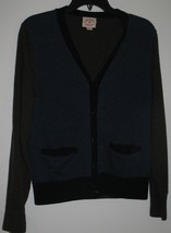Vtg Mens M Brooks Brothers Red Fleece Blue/Brown 1/2 Button Cardigan Sweater - £22.68 GBP