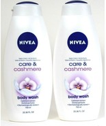 (2 Ct) Nivea Care &amp; Cashmere Extract Orchid Perfume Moisture Body Wash 2... - $39.35 CAD