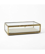 Brass Vitrine Glass Shadow Boxes - $296.01