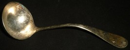 VINTAGE GILCHRIST SILVERPLATED SOUP GRAVY SMALL LADLE - $16.00
