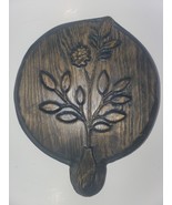 Carved Hibiscus Sprig Wall Decor Art - $574.36 MXN