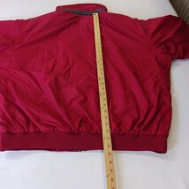 Columbia WT5020 Men's Tall Red Full Zip Lined Jacket Pockets Pockets Size XLT image 8