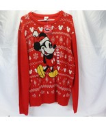 Disney Mickey Mouse Christmas Sweater Adult XL Men NEW With Tags Xmas - $353.71 MXN