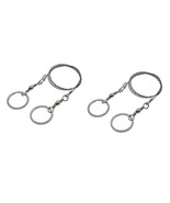 2-Pack Survival Wire Saw - Portable 22&quot; Hand Pocket Chain for Outdoor, C... - £6.17 GBP