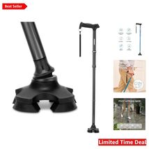 Sleek Adjustable Walking Cane with Non-Slip Tips - Perfect for Seniors &amp;... - $63.31